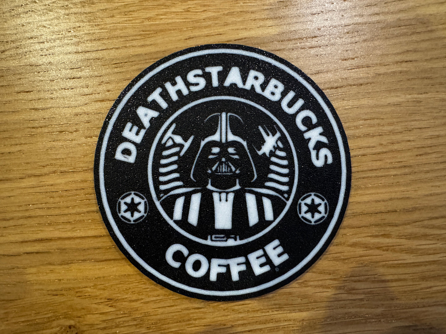 Star Wars Drink Coasters | Starbucks Style | Set of 4 | Darth Vader and Yoda Designs | Perfect for Coffee & Sci-Fi Fans | Unique Gift