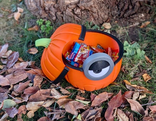 Minion Pumpkin Stuart Halloween Candy Bowl